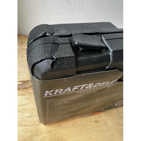 Trusa scule Kraft&Dele KD10470R 219 bucati, valiza de transport coltul crapat