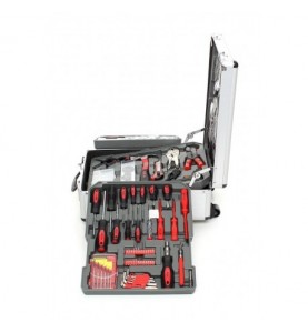 Trusa de scule 188 elemente Cutie din aluminiu KD314
