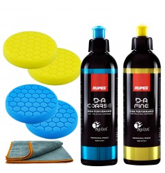 Set de polisat Rupes DA Abraziv, DA Fine, 2 bureti de lustruit, 1l, SW-11765-2
