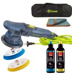 Set masina polish TITAN TDA09, paste polish 2 pasi Rupes 250ml, TDA09RUPES2