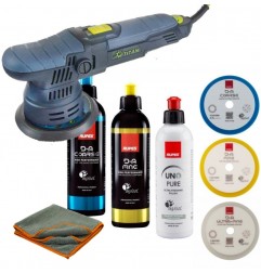 Set masina polish TITAN TDA09, paste Rupes 3 pasi si bureti, 250ml, TDA09RUPES3