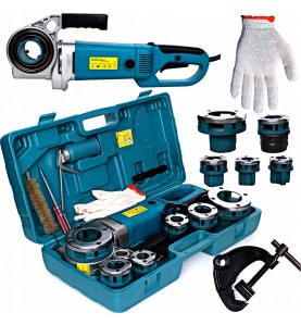 Clupa electrica de filetat tevi EC592, 1800W, Set 6 capete (1/2" - 2"), include Menghina si Trusa transport
