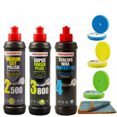 Masina polish RUPES LHR15ES, set Menzerna pentru defecte minore si etansare , PP-11405.M234B