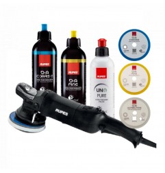 Set masina polish excentric 15mm, RUPES LHR15ES BigFoot, paste polish Rupes, 250ml, 5000rpm, PP-11405.R3