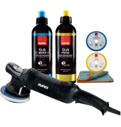 Set masina polish excentric 15mm, RUPES LHR15ES BigFoot, paste polish Rupes, 250ml, 5000rpm, PP-11405.R2