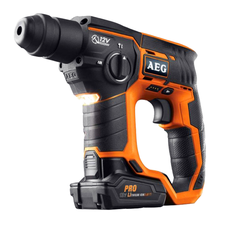Ciocan rotopercutor AEG, cu acumulator 12V, 0.9J, BBH12LI-202C