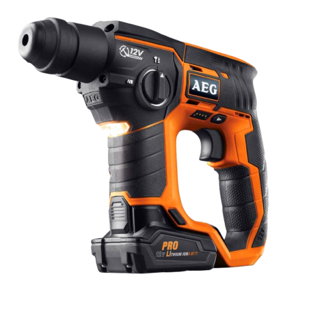 Ciocan rotopercutor AEG, cu acumulator 12V, 0.9J, BBH12LI-202C