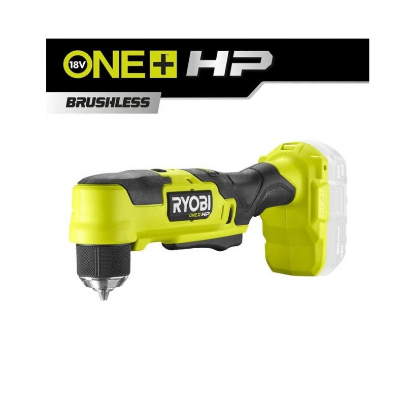 Masina de gaurit unghiulara, 18V, ONE+™ HP, motor fara perii, Ryobi, RAD18C-0 Masina de gaurit unghiulara, 18V, ONE+™ HP, motor fara perii, Ryobi, RAD18C-0