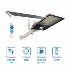 Lampa solara de exterior, cu telecomanda, 500W, KP5920