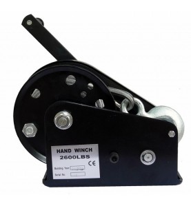 Troliu manual cu manivela si frana, 2250kg, cablu 15m, 3014