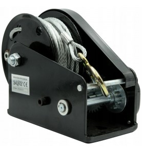 Troliu manual cu manivela si frana, 2250kg, cablu 15m, 3014