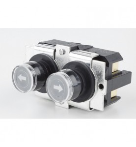 Comutator cu 2 butoane, telecomanda troliu macara KP1925-1