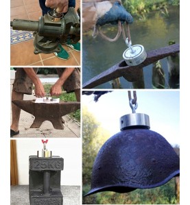 Magnet de neodim de 190 kg, franghie și manusi 2881