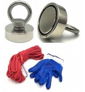 Magnet de neodim de 190 kg, franghie și manusi 2881