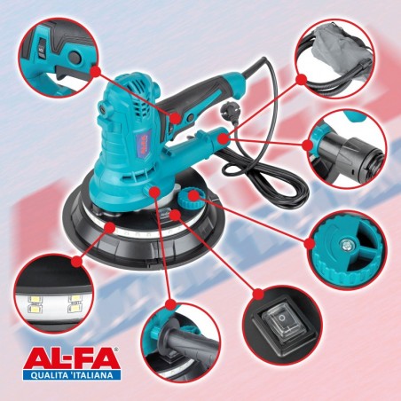 Slefuitor pentru pereti si tavane led sac pentru praf ALDWS15