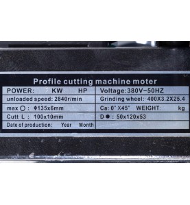 Masina debitat metal 2.2KW ALCM35/230V