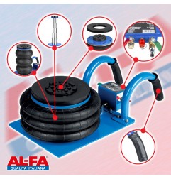 Cric pneumatic 3 perne cu manere 3.5t, ALPP/R