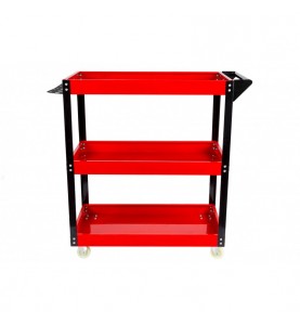 Cărucior Profesional de Atelier Kraftprofesional KP41: Organizare Robustă cu 3 Rafturi și Capacitate de 136 kg