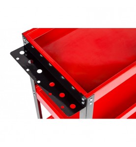 Cărucior Profesional de Atelier Kraftprofesional KP41: Organizare Robustă cu 3 Rafturi și Capacitate de 136 kg