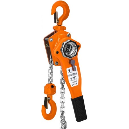 Palan troliu manual cu lant si parghie 0,75 T / 2 m KD3503