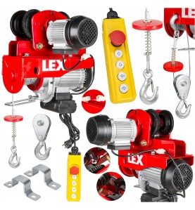 Troliu electric cu macara rulanta 800kg 1800W LXEH800TW