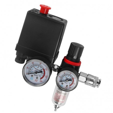 Presostat universal cu dezumidificator regulator pe presiune manometru KD5852