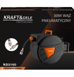 Furtun pneumatic retractabil 30m+2m 1/4" KD2160