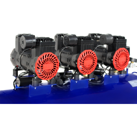 Compresor Fără Ulei Profesional Kraft&Dele KD4094, 100L, 6000W, Debit 660 L/min, Ultrasilențios