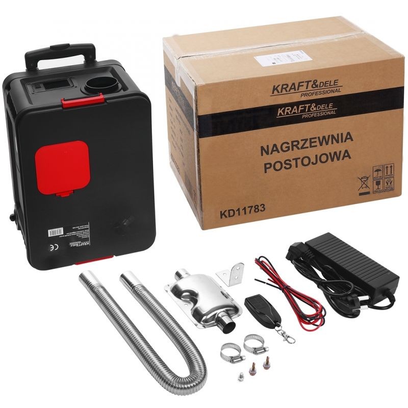 Incalzitor parcare pe motorina 9 kW 12/24/230V LCD Telecomanda KD11783