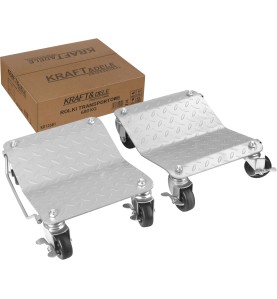 Role de transport pentru atelier, 2 bucati, 680kg, KD12681