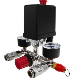 Presostat universal cu regulator pe presiune si manometru KD11270
