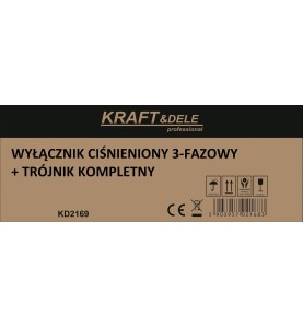 Presostat trifazat + racord în T KD2169