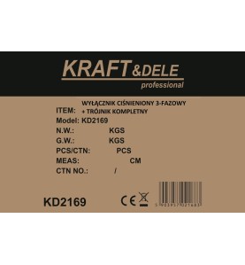 Presostat trifazat + racord în T KD2169