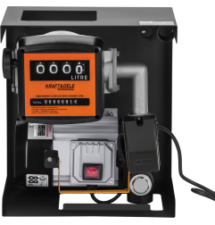 Kit complet Pompa transfer combustibil 220V - 70 litri / min - 550W cu sistem Auto-Stop + Filtru de motorina  KD1174