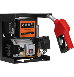 Kit complet Pompa transfer combustibil 220V - 70 litri / min - 550W cu sistem Auto-Stop + Filtru de motorina KD1174