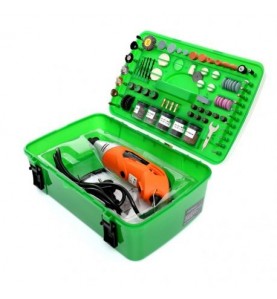 Mini freza electrica 170W 220V 218 piese KraftProfesional KD10281