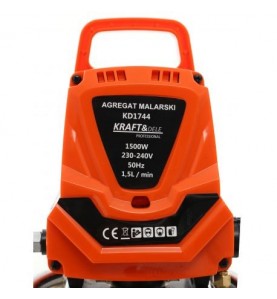 Pompa zugravit vopsit airless electrica cu piston 8kW KD1744