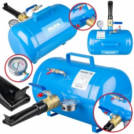 Tun de aer pentru montat anvelope fara camera, 21L, 8 bar, KP40