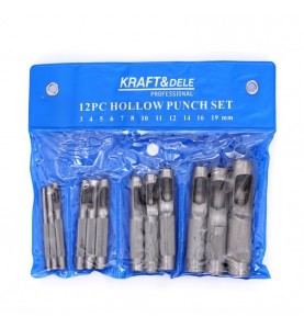 Set poansoane, 3-19mm, 12 bucati, KD11202