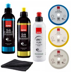 Set polish 3 pasi Rupes 250ml si bureti, SW-11697