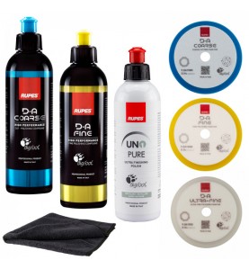 Set polish 3 pasi Rupes 250ml si bureti, SW-11697