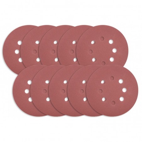 Disc abraziv, 225mm, P240, pentru masina de slefuit pereti, 10 bucati, KP225240